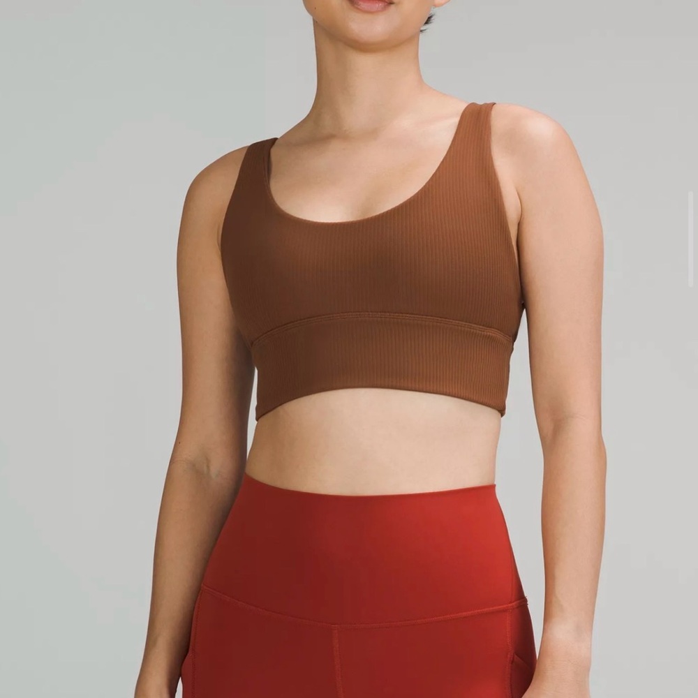 Lulelomon Brown Ribbed Align Set